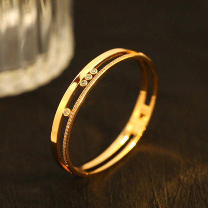 [⭐Renara]Move Romane Diamond Bangle Bracelet