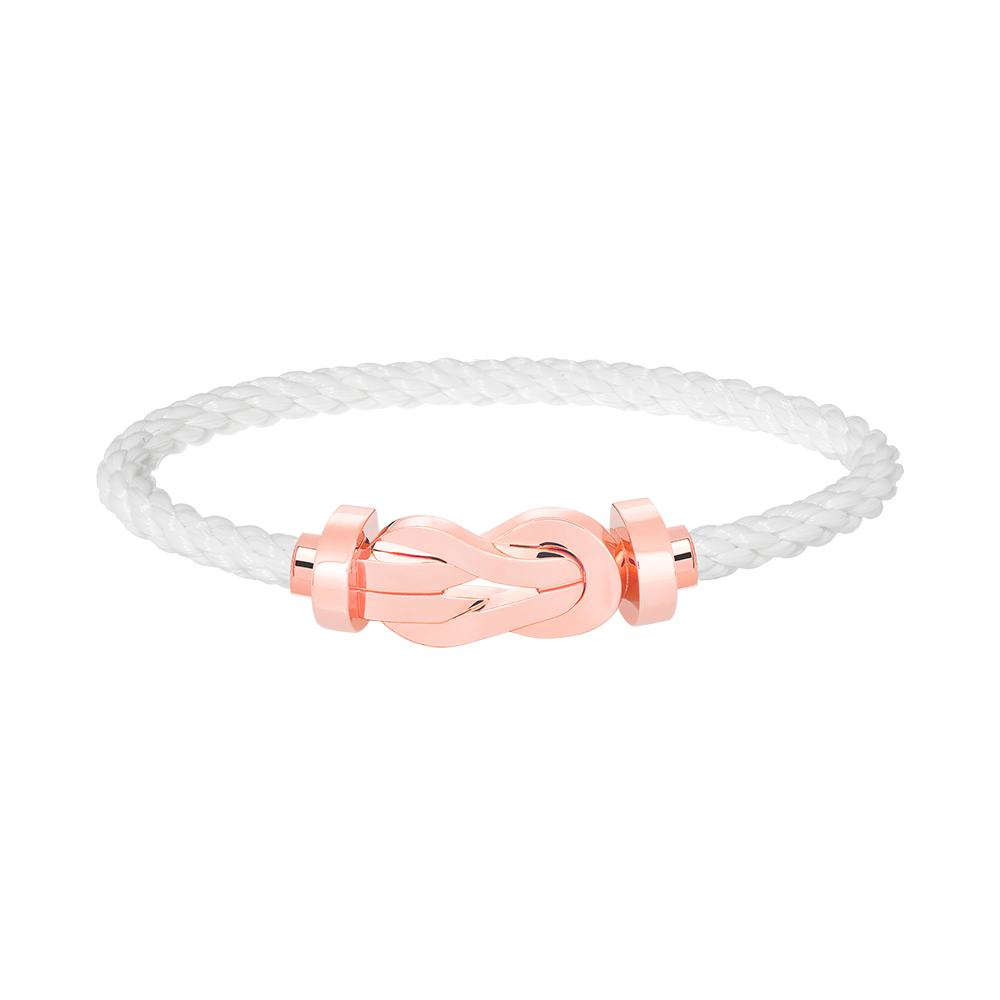 [⭐Renara]CHANCE LARGE 8 FIGURE BUCKLE NO DIAMOND BRACELET ROSE GOLD