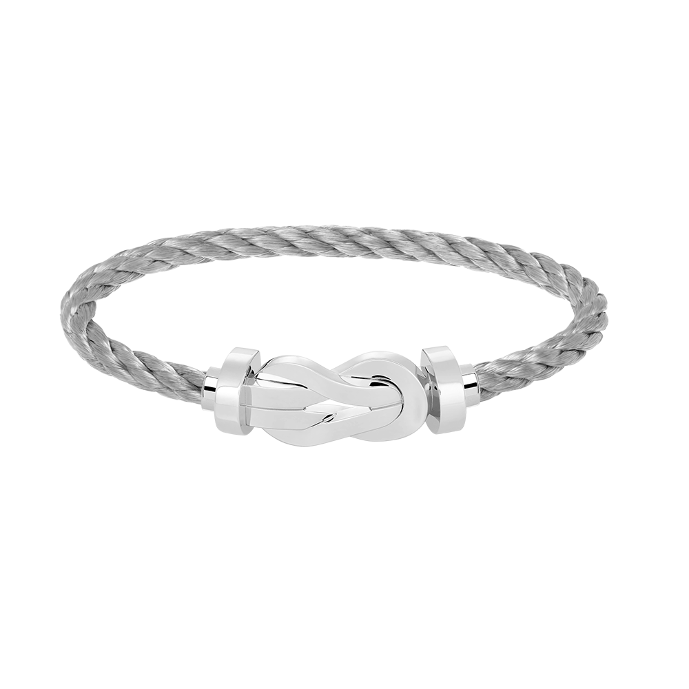 [⭐Renara]CHANCE LARGE 8 FIGURE BUCKLE NO DIAMOND BRACELET SILVER