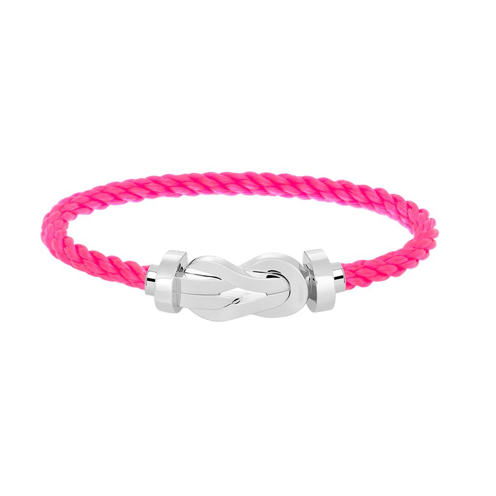 [⭐Renara]CHANCE LARGE 8 FIGURE BUCKLE NO DIAMOND BRACELET SILVER
