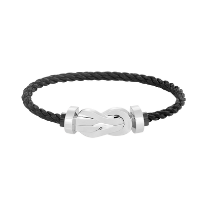[⭐Renara]CHANCE LARGE 8 FIGURE BUCKLE NO DIAMOND BRACELET SILVER