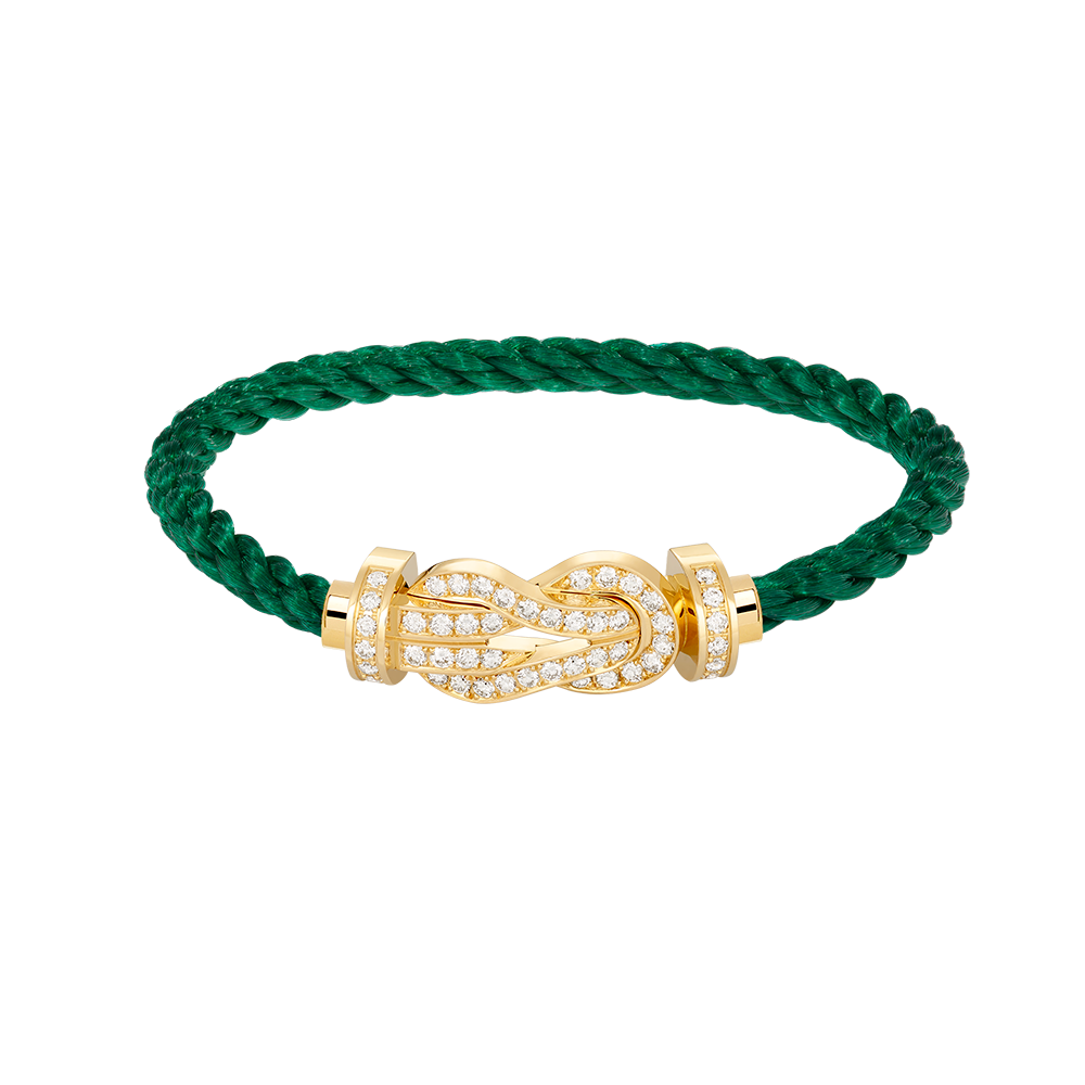 [⭐Renara]CHANCE LARGE 8 FIGURE BUCKLE FULLDIAMOND BRACELET GOLD