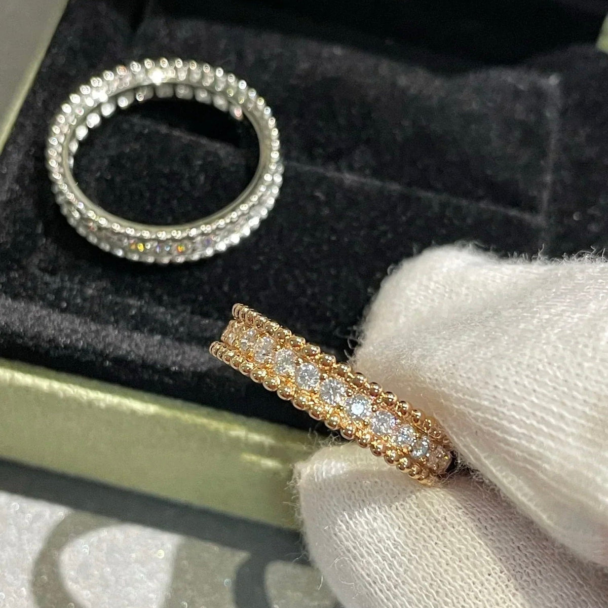 [⭐Renara]PERLEE DIAMOND SILVER RING