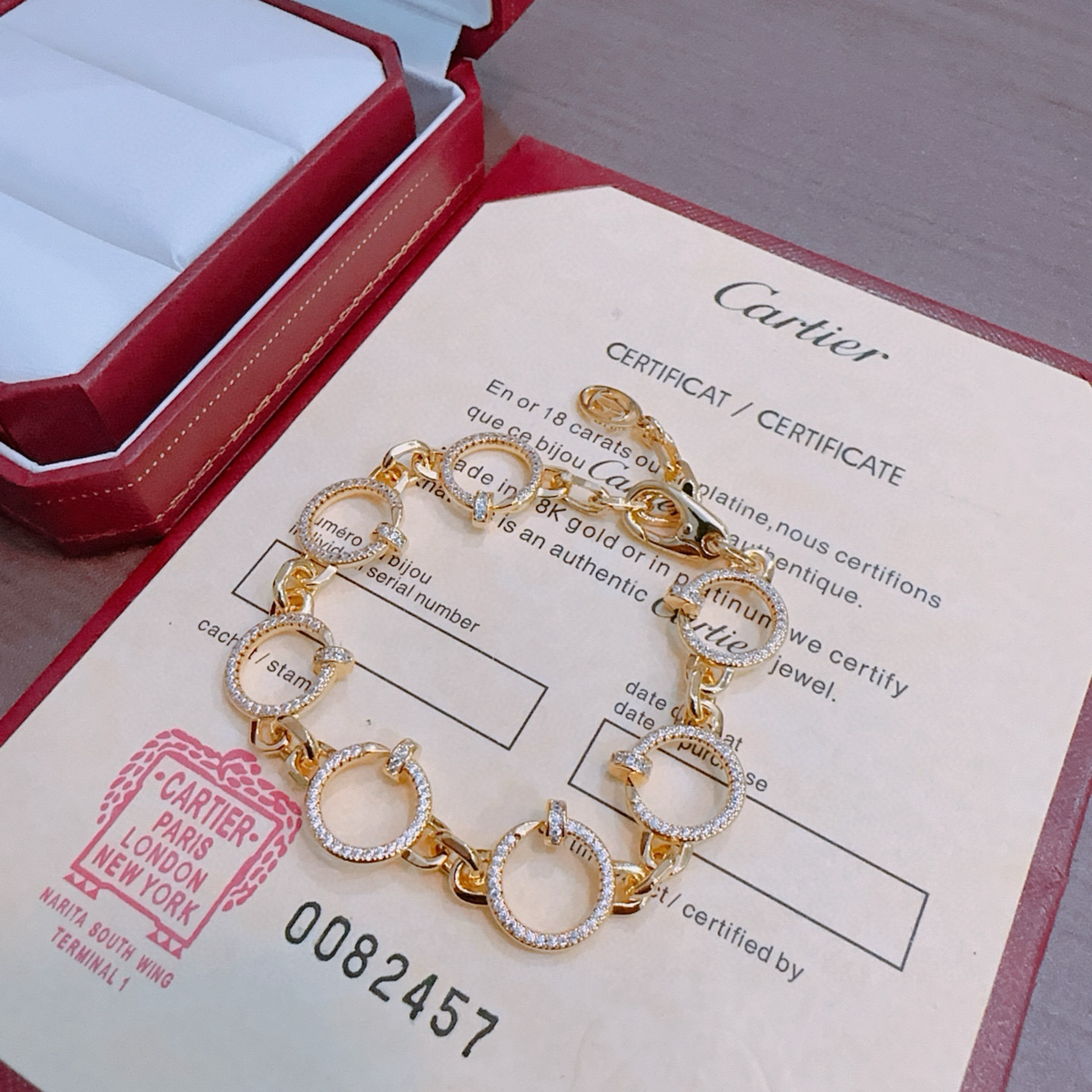 [⭐Renara Jewelry] LOVE&JUSTE BRACELET DIAMONDS