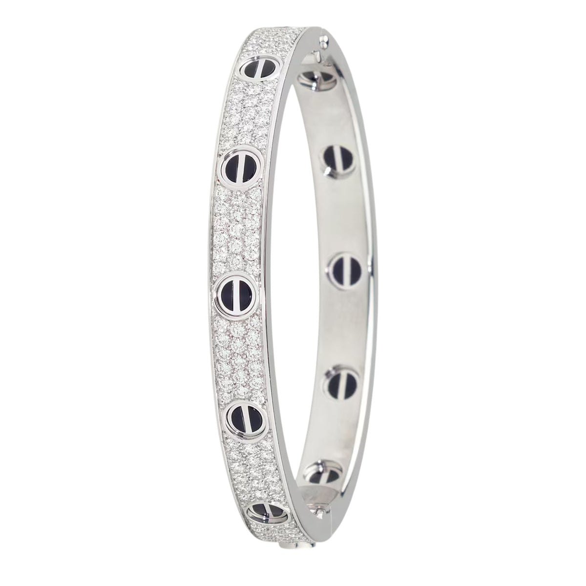 [⭐Renara]LOVE BRACELET 6.1MM DIAMOND-PAVED CERAMIC
