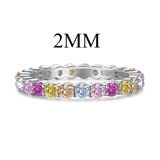 [Lucky Jewelry]Dazzling Resplendent Round Cut Party Ring