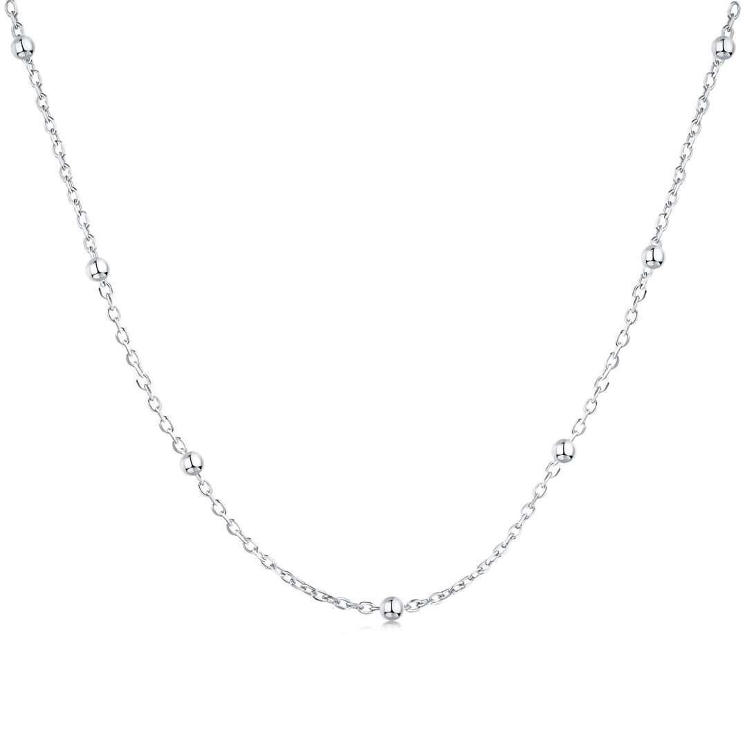 [Lucky Jewelry]Small Bead Clavicle Chain Simple Necklace