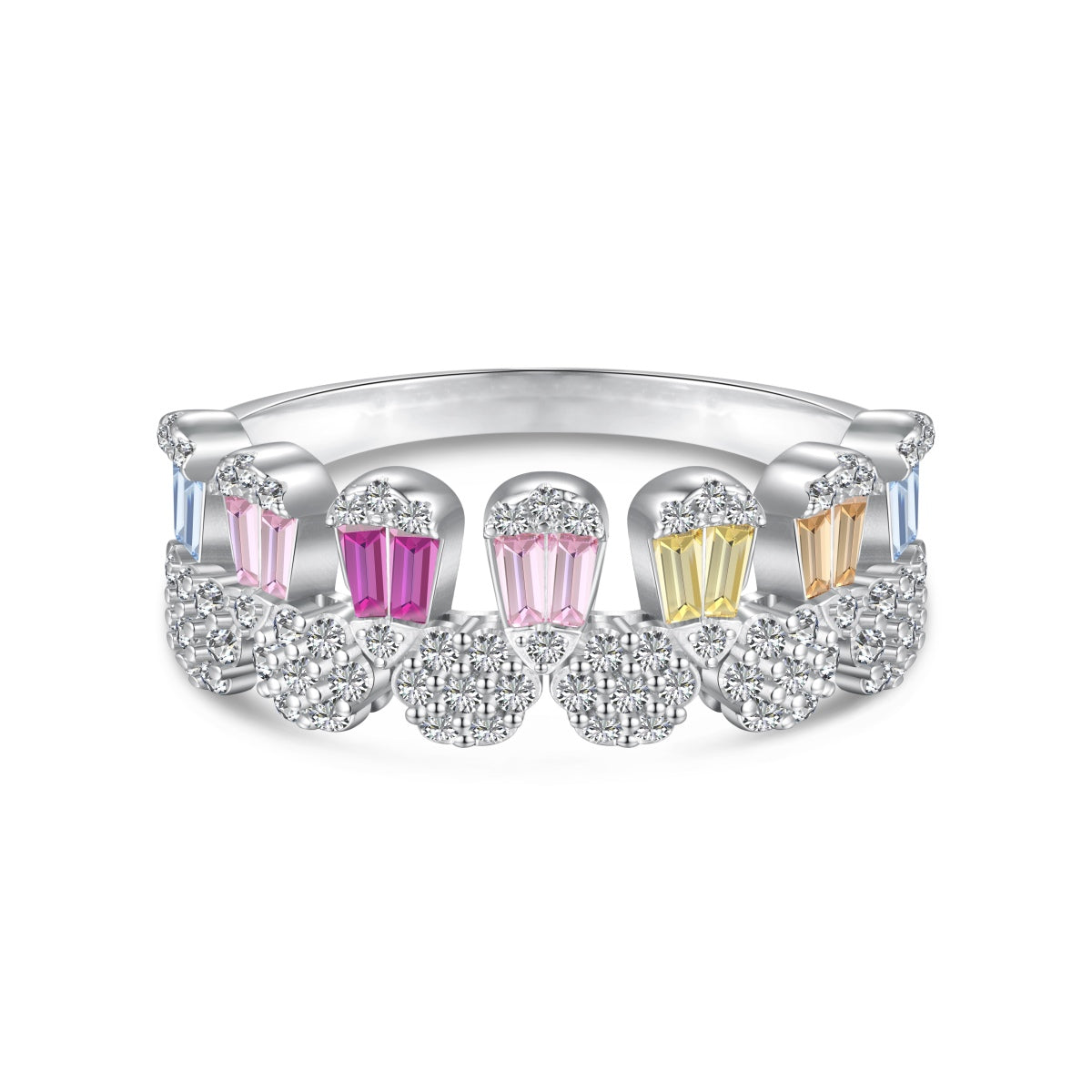 [Lucky Jewelry]Gorgeous Radiant Cut Daily Ring