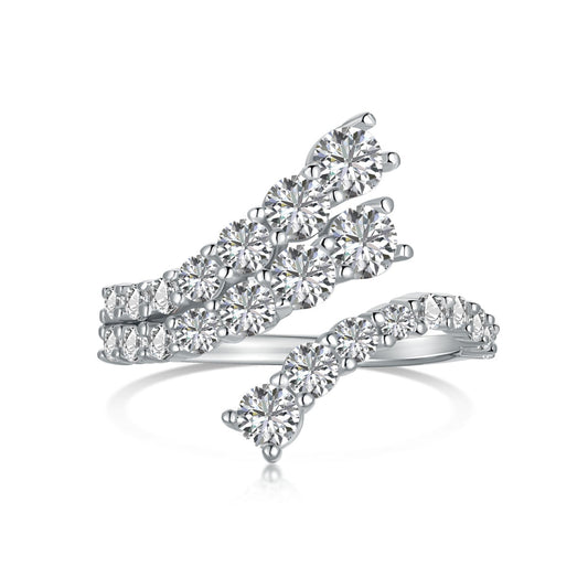 [Lucky Jewelry]Unique Vivid Snake Shape Daily Ring