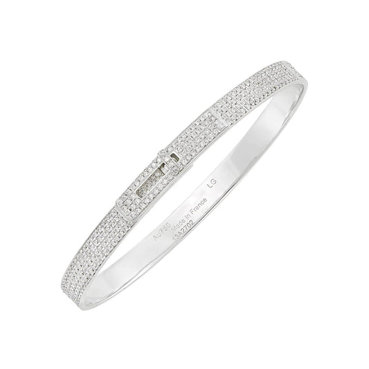 [⭐Renara]HM KELLY BRACELET IN SILVER AND FULL PAVE DIAMOND