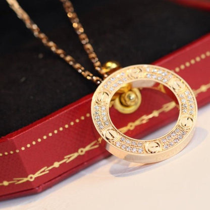 [⭐Renara]LOVE NECKLACE ADJUSTABLE ROSE GOLD