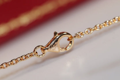 [⭐Renara]LOVE NECKLACE PINK GOLD AND SILVER