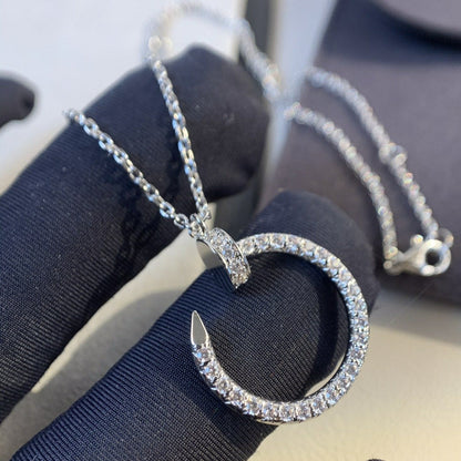 [⭐Renara]JUSTE NECKLACE SILVER DIAMONDS