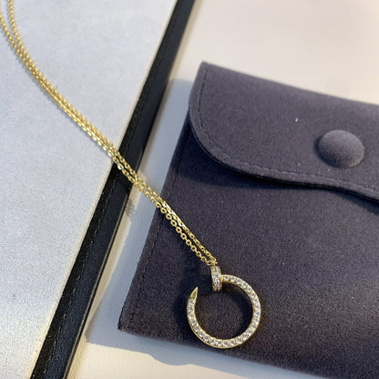 [⭐Renara]JUSTE NECKLACE GOLD DIAMONDS