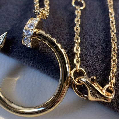 [⭐Renara]JUSTE NECKLACE PINK GOLD