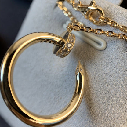[⭐Renara]JUSTE NECKLACE PINK GOLD