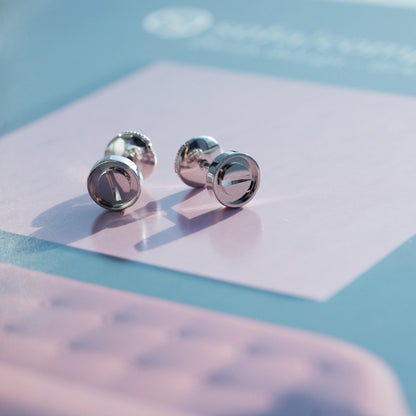 [⭐Renara]LOVE EARRINGS SILVER 10MM