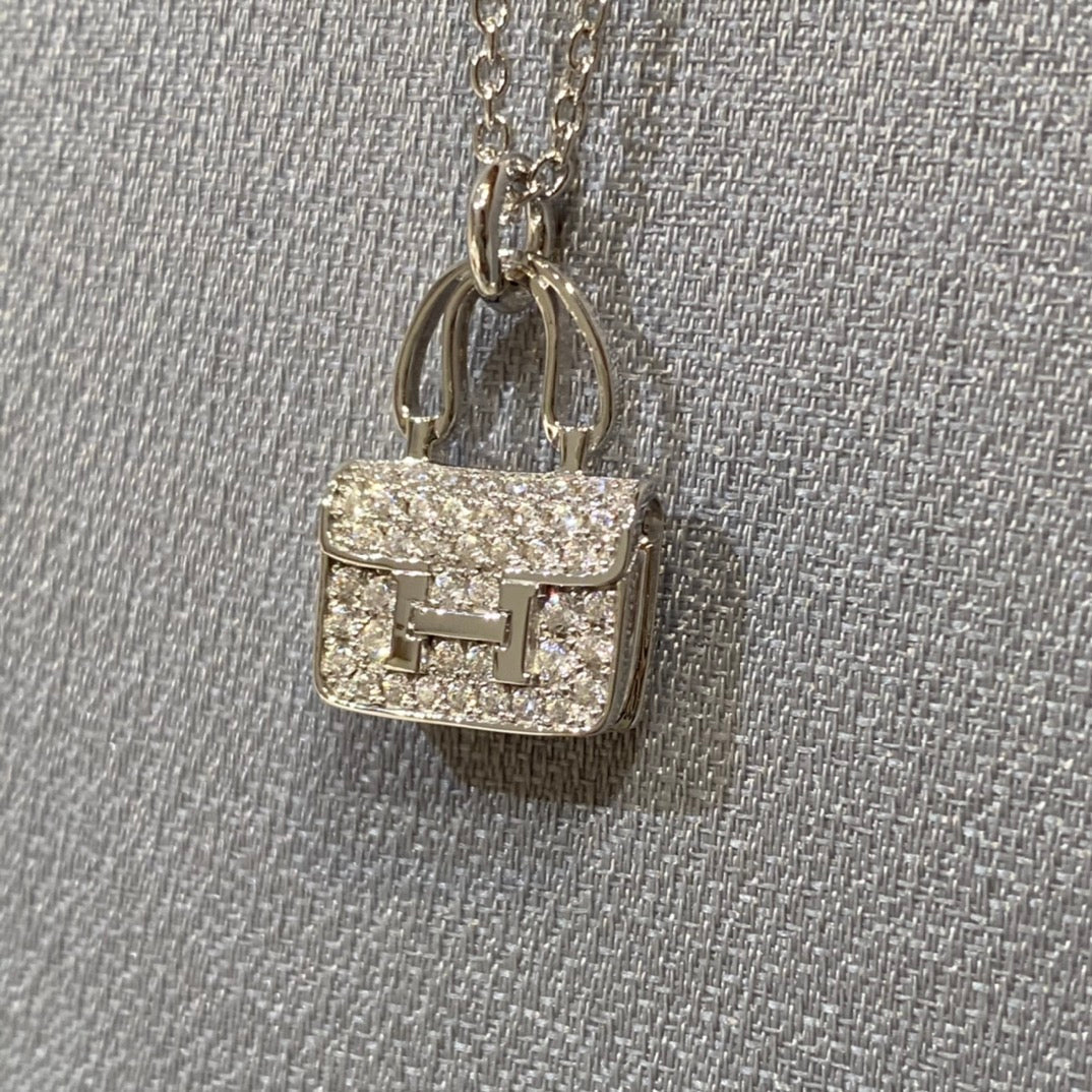 [⭐Renara]CONSTANCE PEDANT DIAMOND NECKLACE