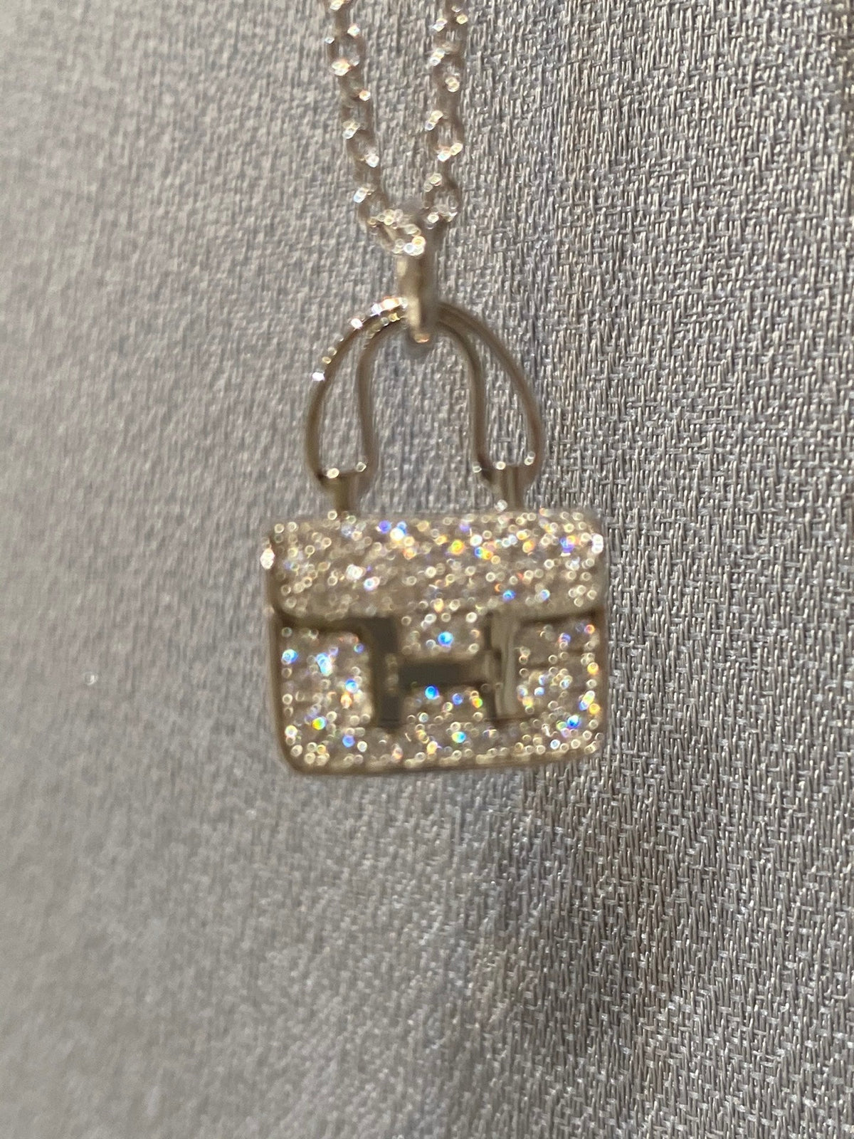 [⭐Renara]CONSTANCE PEDANT DIAMOND NECKLACE