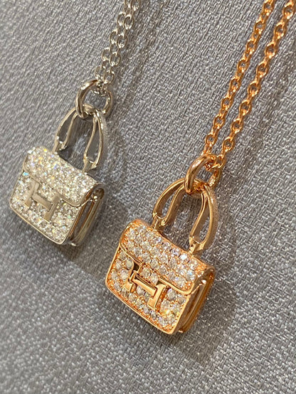 [⭐Renara]CONSTANCE PEDANT DIAMOND NECKLACE