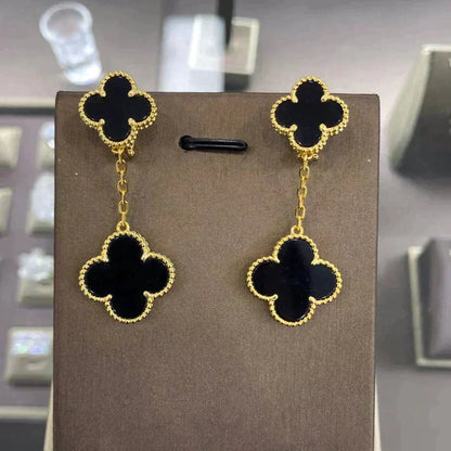 [⭐Renara]CLOVER 2 MOTIFS  EARRINGS (MULTIPLE CHOICESC