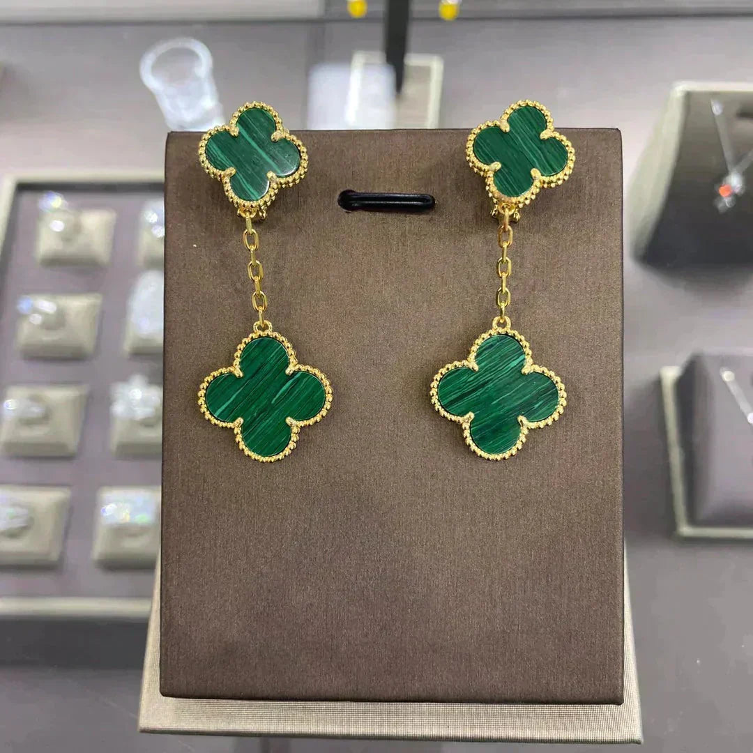 [⭐Renara]CLOVER 2 MOTIFS  EARRINGS (MULTIPLE CHOICESC