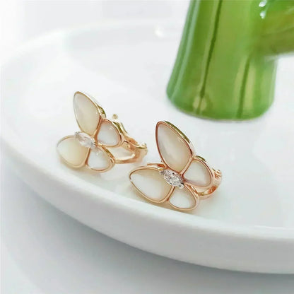 [⭐Renara]BUTTERFLY MOP DIAMOND EARRINGS