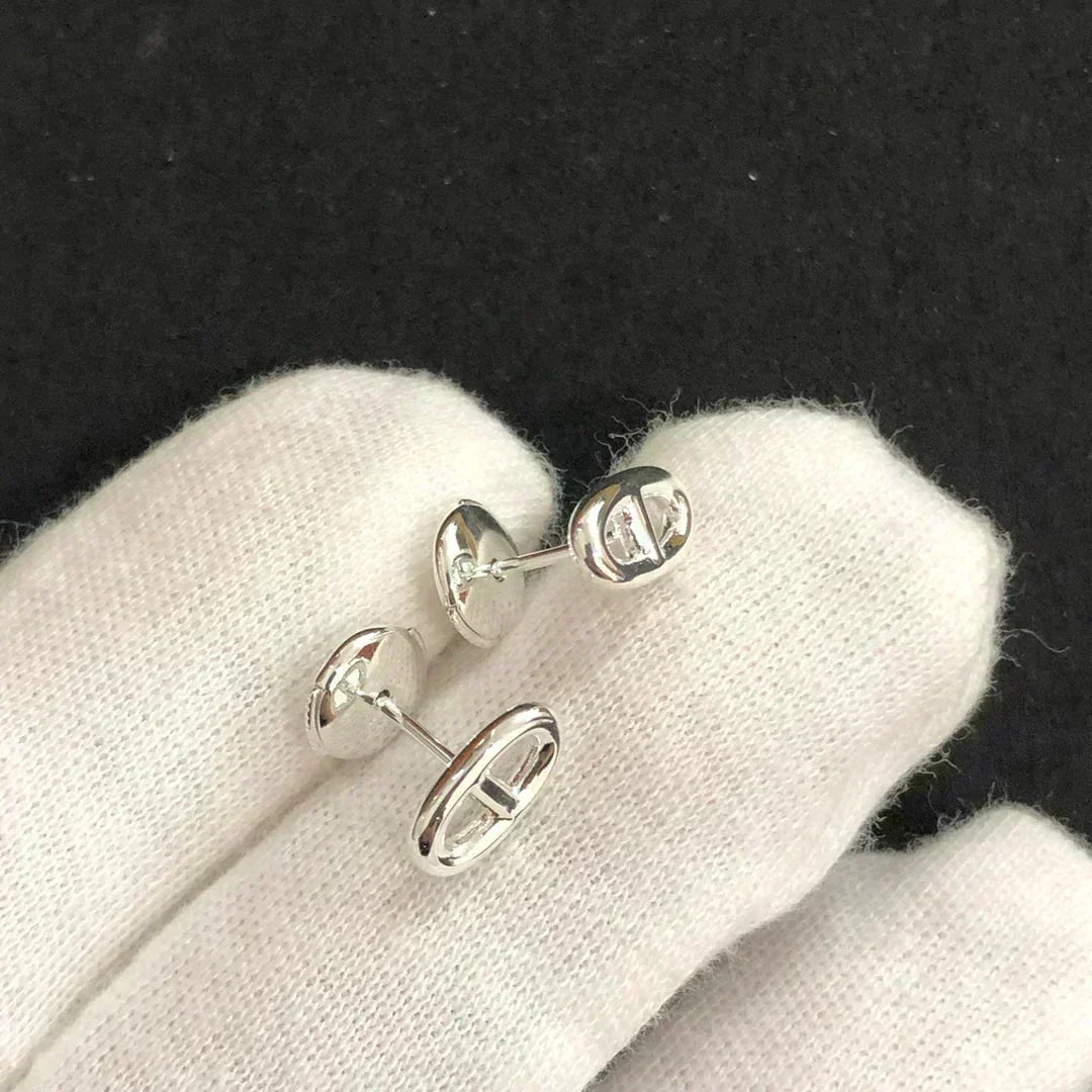 [⭐Renara]CHAINE SMALL EARRINGS GOLD AND SILVER