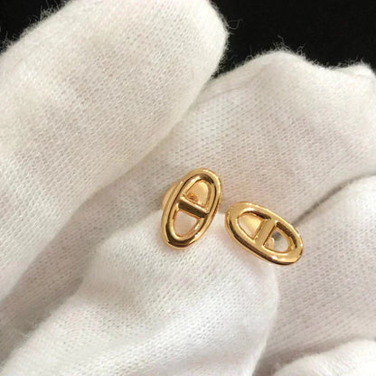 [⭐Renara]CHAINE SMALL EARRINGS GOLD AND SILVER