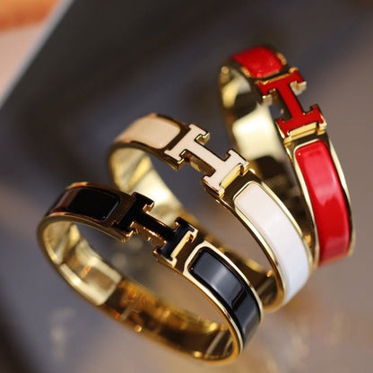 [⭐Renara]H BRACELET 12MM GOLD