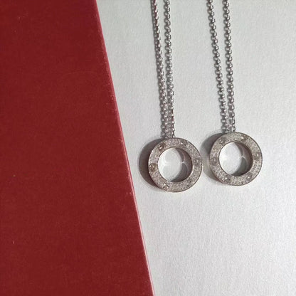 [⭐Renara]LOVE NECKLACE ADJUSTABLE SILVER