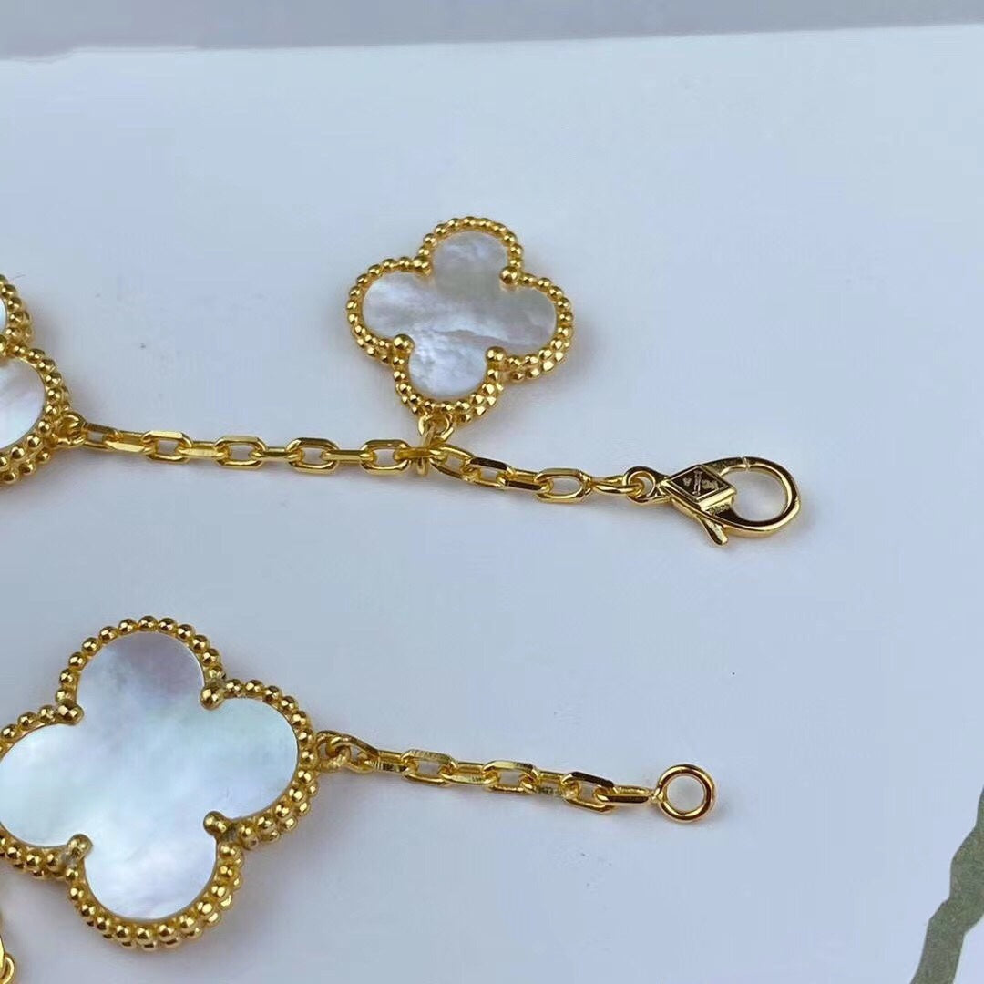 [⭐Renara]MAGIC CLOVER MOP GOLD BRACELET 5 MOTIFS