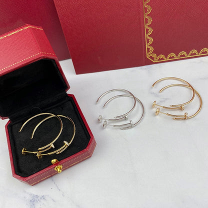 [⭐Renara]JUSTE EARRINGS FULL DIAMONDS 1.8MM