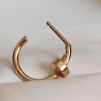 [⭐Renara]JUSTE EARRINGS PINK GOLD