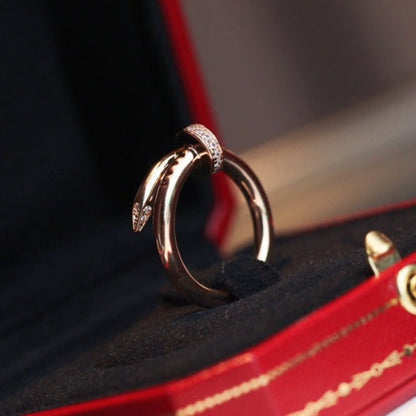 [⭐Renara]JUSTE RING 2.65MM PINK GOLD DIAMOND