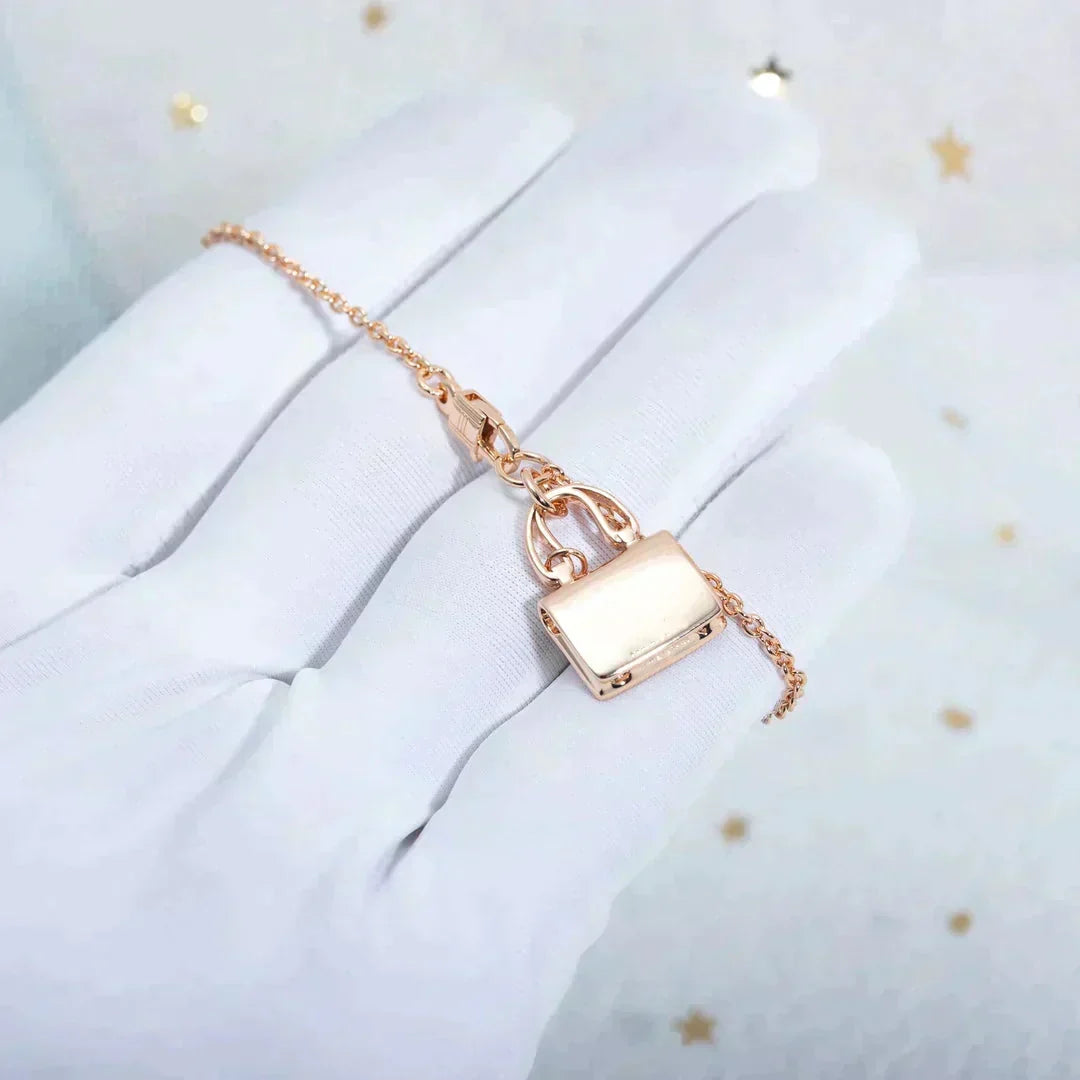 [⭐Renara]AMULETTE PEDANT ROSE GOLD NECKLACE
