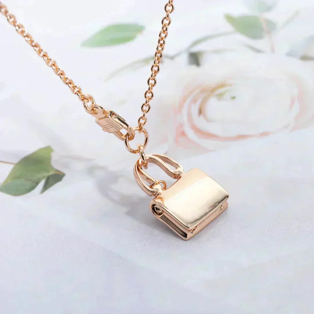 [⭐Renara]AMULETTE PEDANT ROSE GOLD NECKLACE
