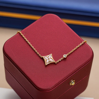 [⭐Renara]STAR 1 DIAMOND PINK GOLD BRACELET