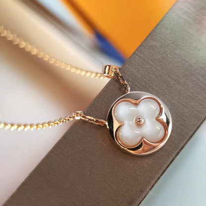 [⭐Renara]SUN MOP GOLD 1 DIAMOND NECKLACE