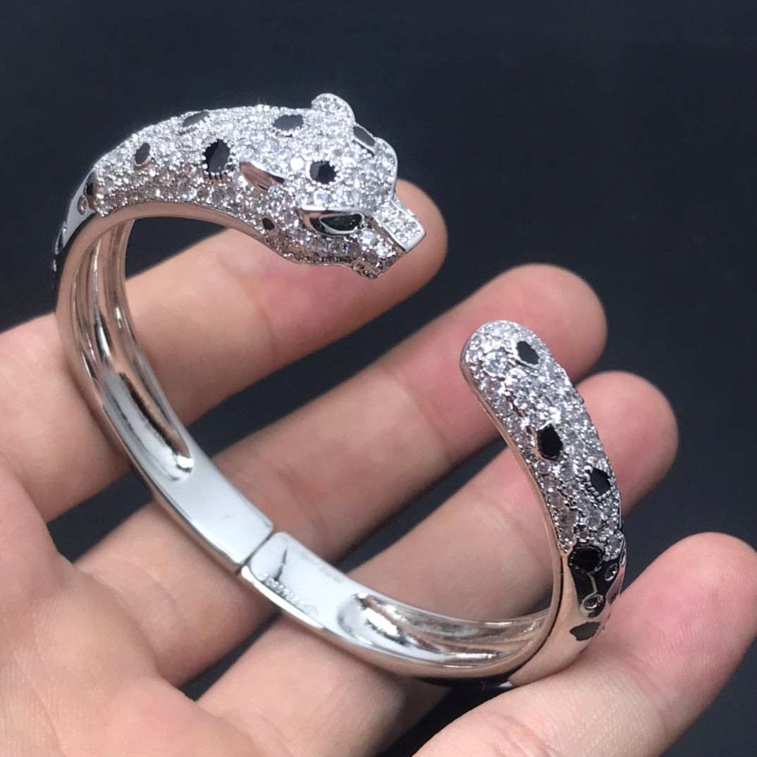 [⭐Renara]PANTHERE BIG BRACELET DIAMONDS