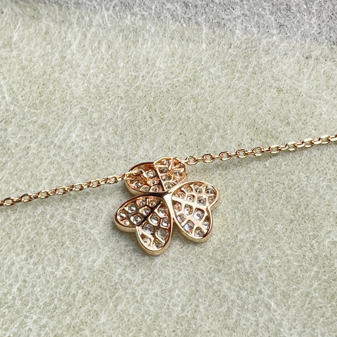 [⭐Renara]FLOWER DIAMOND NECKLACE