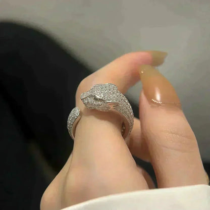 [⭐Renara]PANTHERE 5.5MM ALL DIAMOND RING