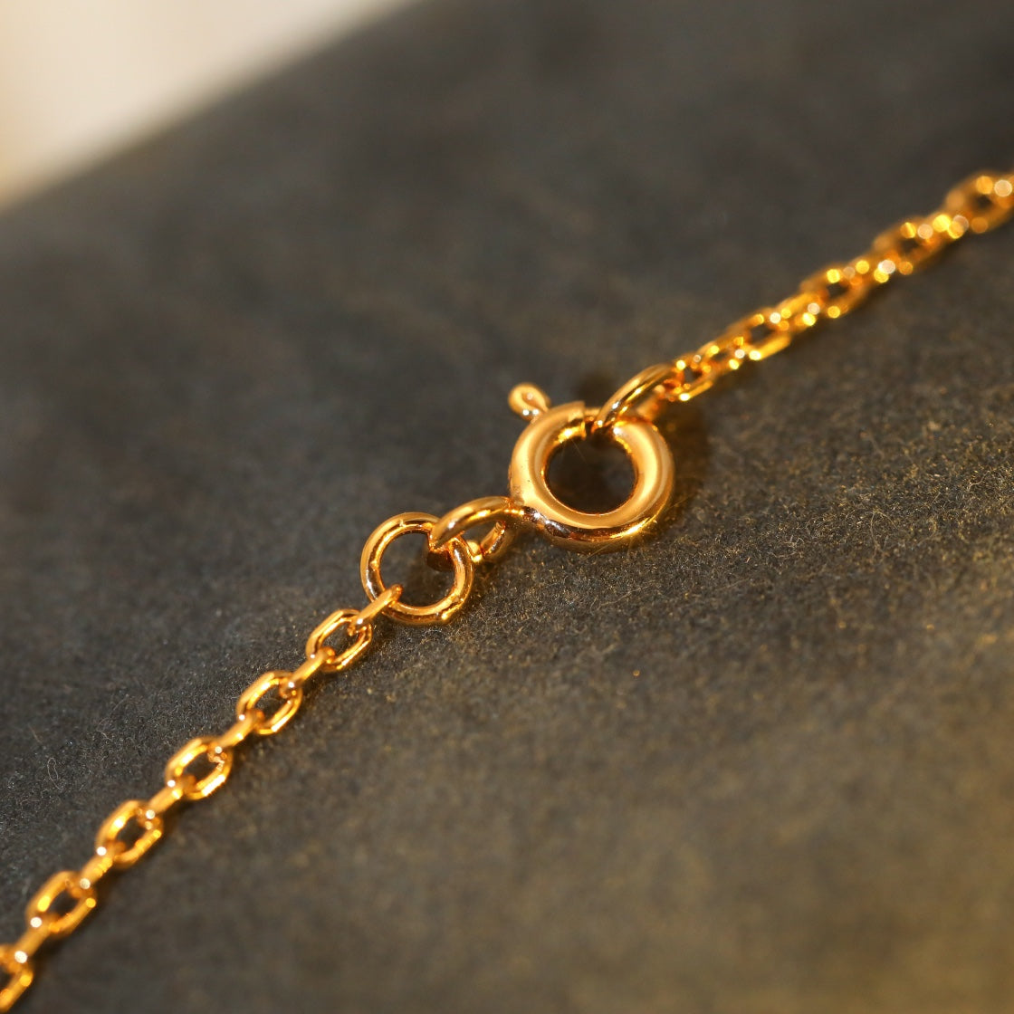 [⭐Renara]SUN PEDANT PINK GOLD 1 DIAMOND NECKLACE