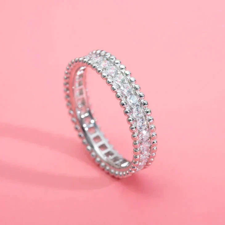 [⭐Renara]PERLEE DIAMOND SILVER RING