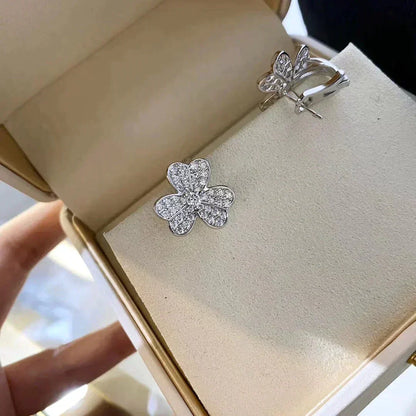 [⭐Renara]CLOVER COMOS DIAMOND EARRINGS SILVER