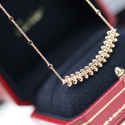 [⭐Renara]CLASH PINK GOLD NECKLACE