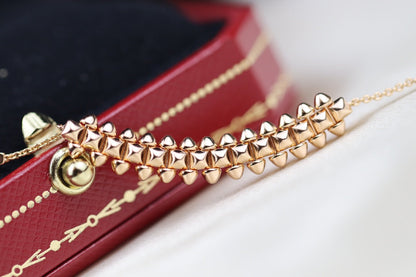[⭐Renara]CLASH PINK GOLD NECKLACE