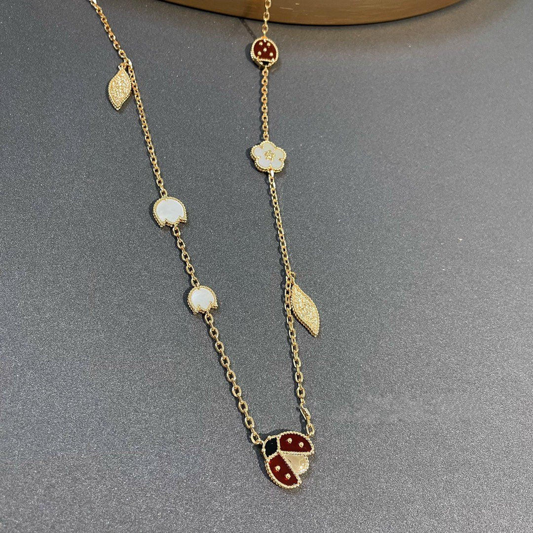 [⭐Renara]LUCKY SPRING 15 MOTIFS GOLD NECKLACE