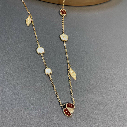 [⭐Renara]LUCKY SPRING 15 MOTIFS GOLD NECKLACE