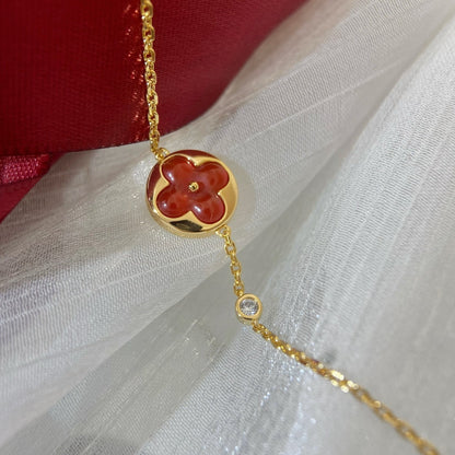 [⭐Renara]SUN PEDANT CARNELIAN BRACELET